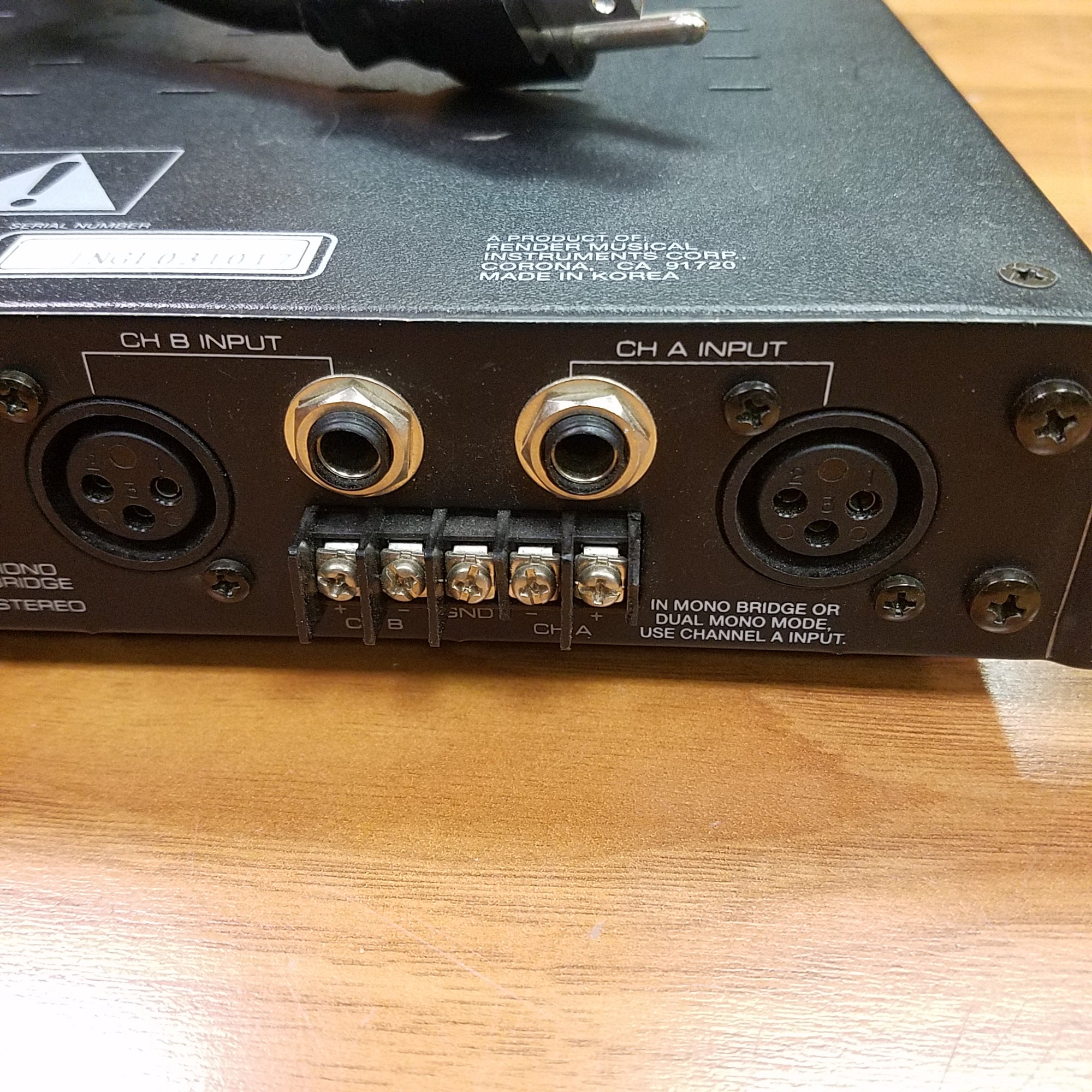 Fender SPA 3000 Power Amp