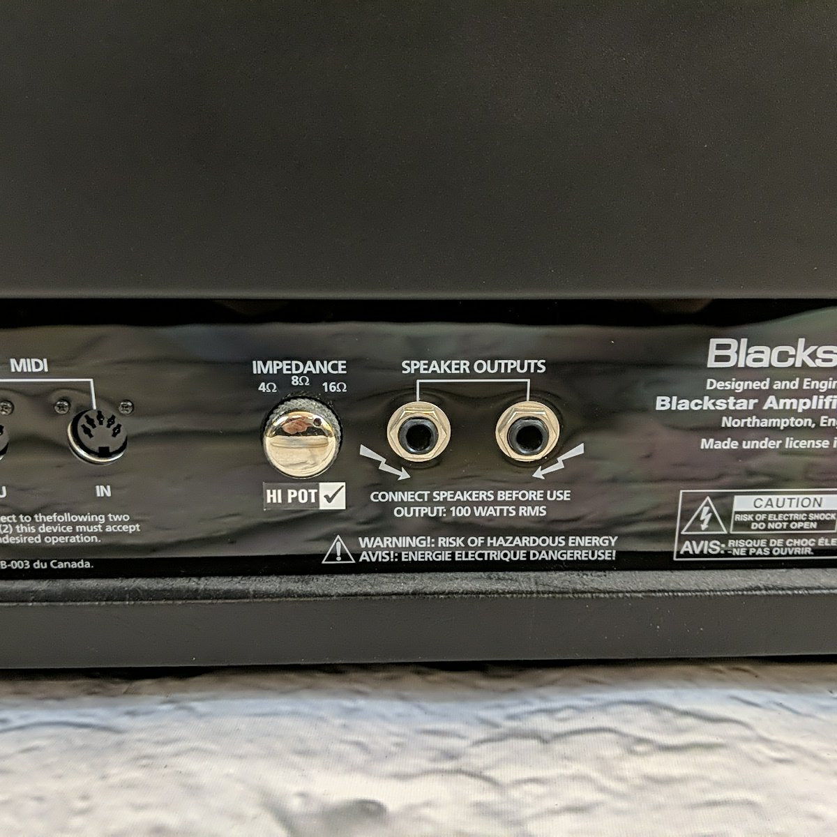 Blackstar Series 100 Guitar Amplifier Head w/ Footswitch