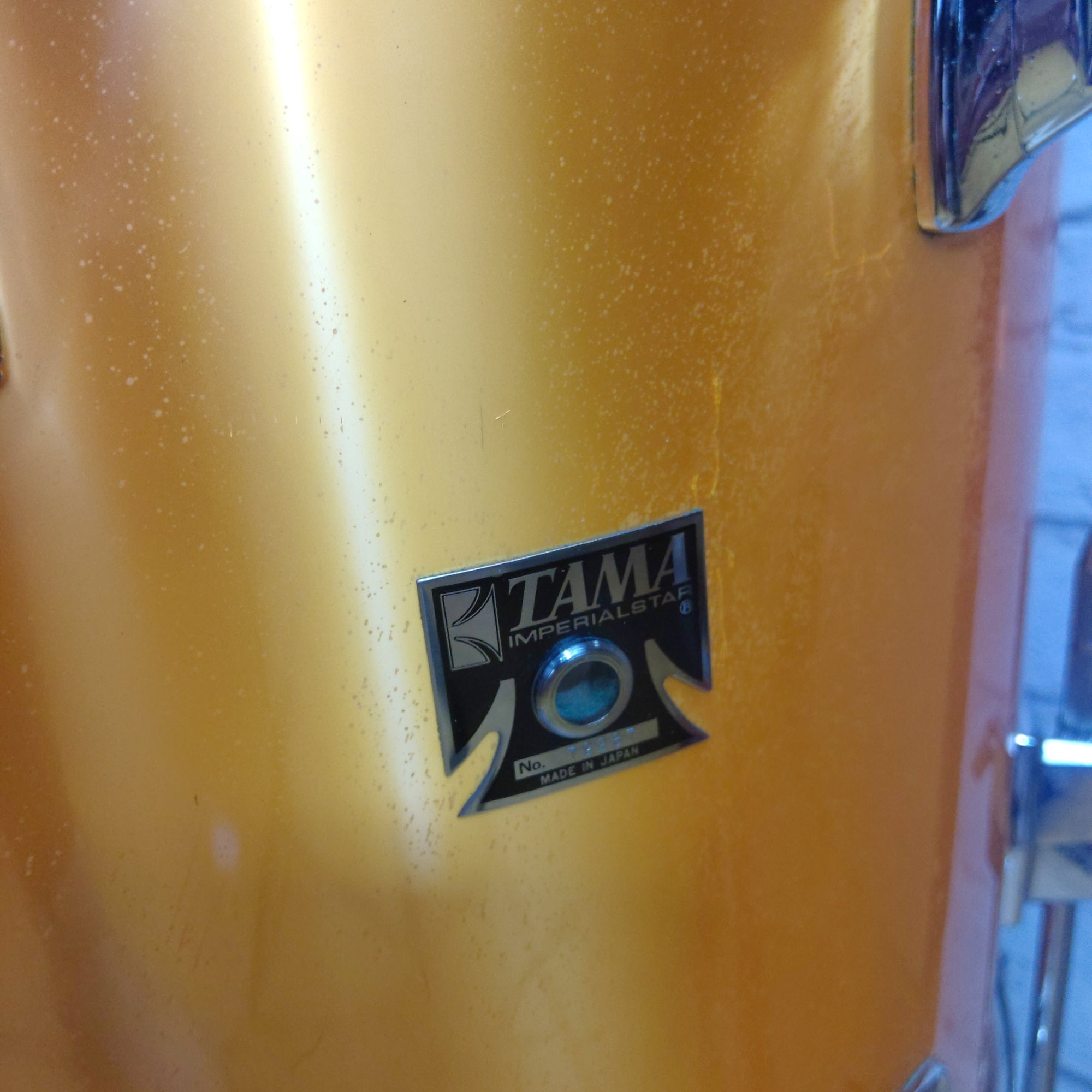 Vintage 70's Tama Imperialstar 5 Piece Metallic Gold MIJ Drum Kit