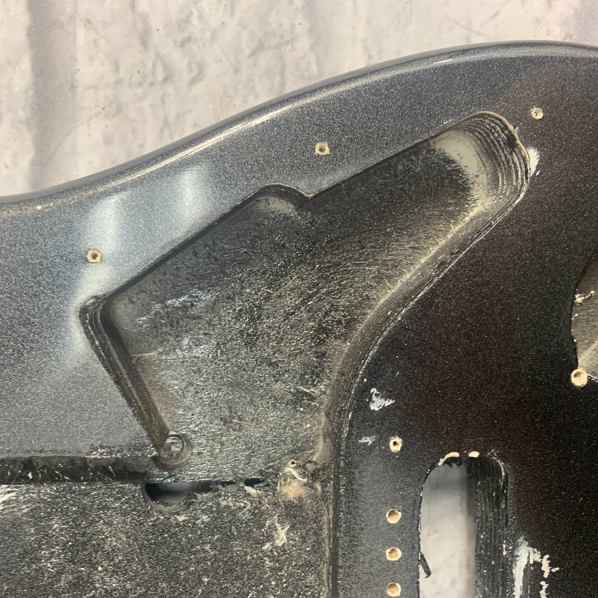 Unknown Strat Body - Dark Grey Metallic