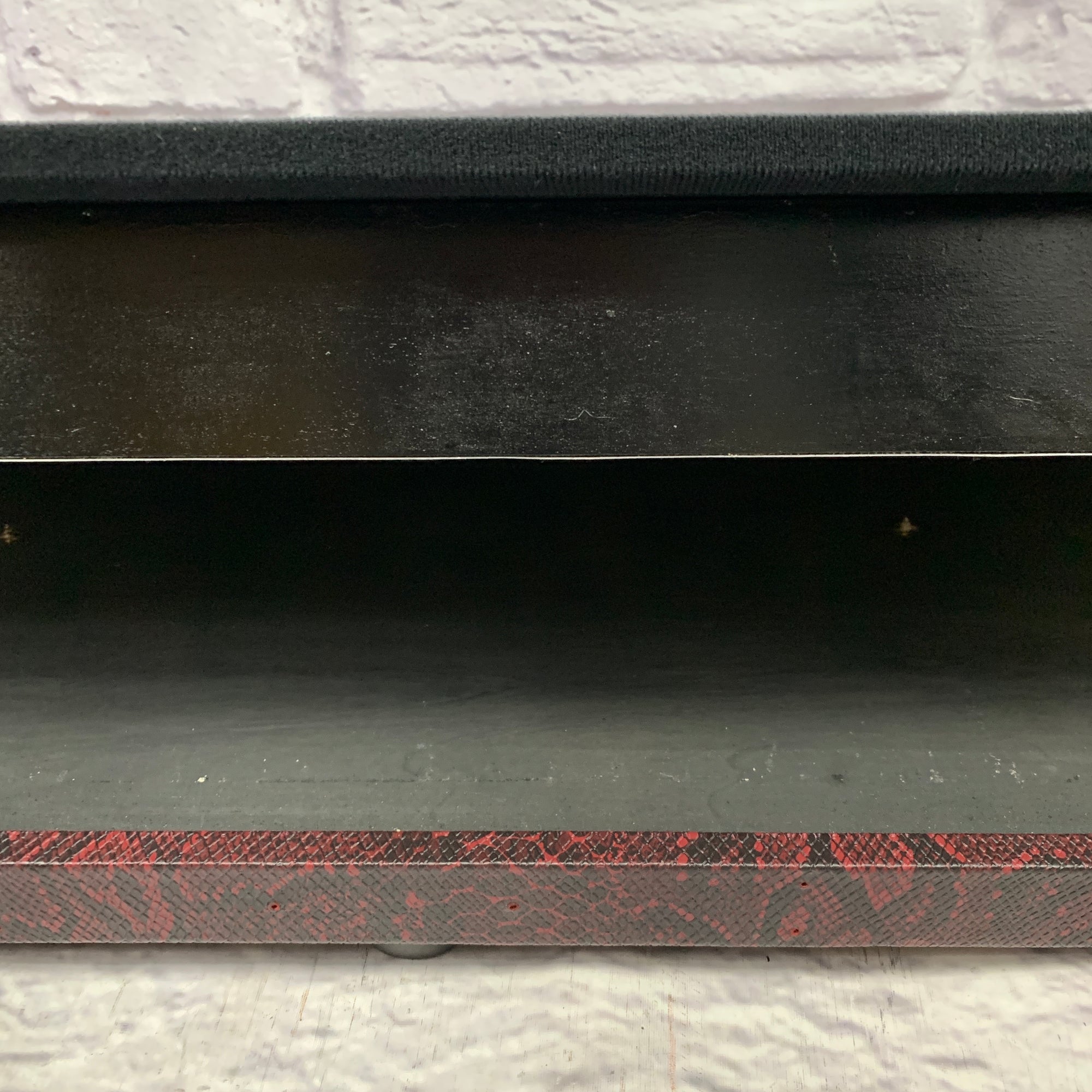 NYC Cases Custom Pedalboard Red Snakeskin