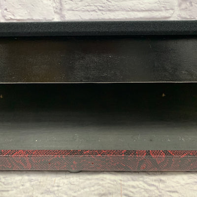 NYC Cases Custom Pedalboard Red Snakeskin