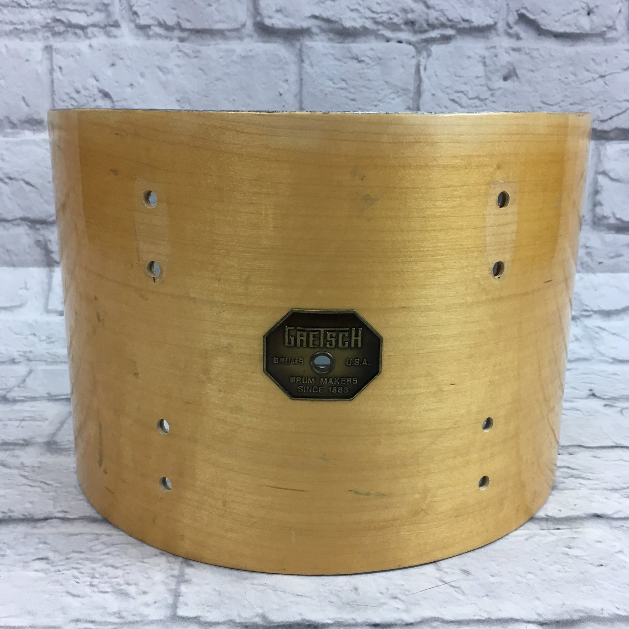 Gretsch 13in x 9in Tom Shell Stop Sign Badge