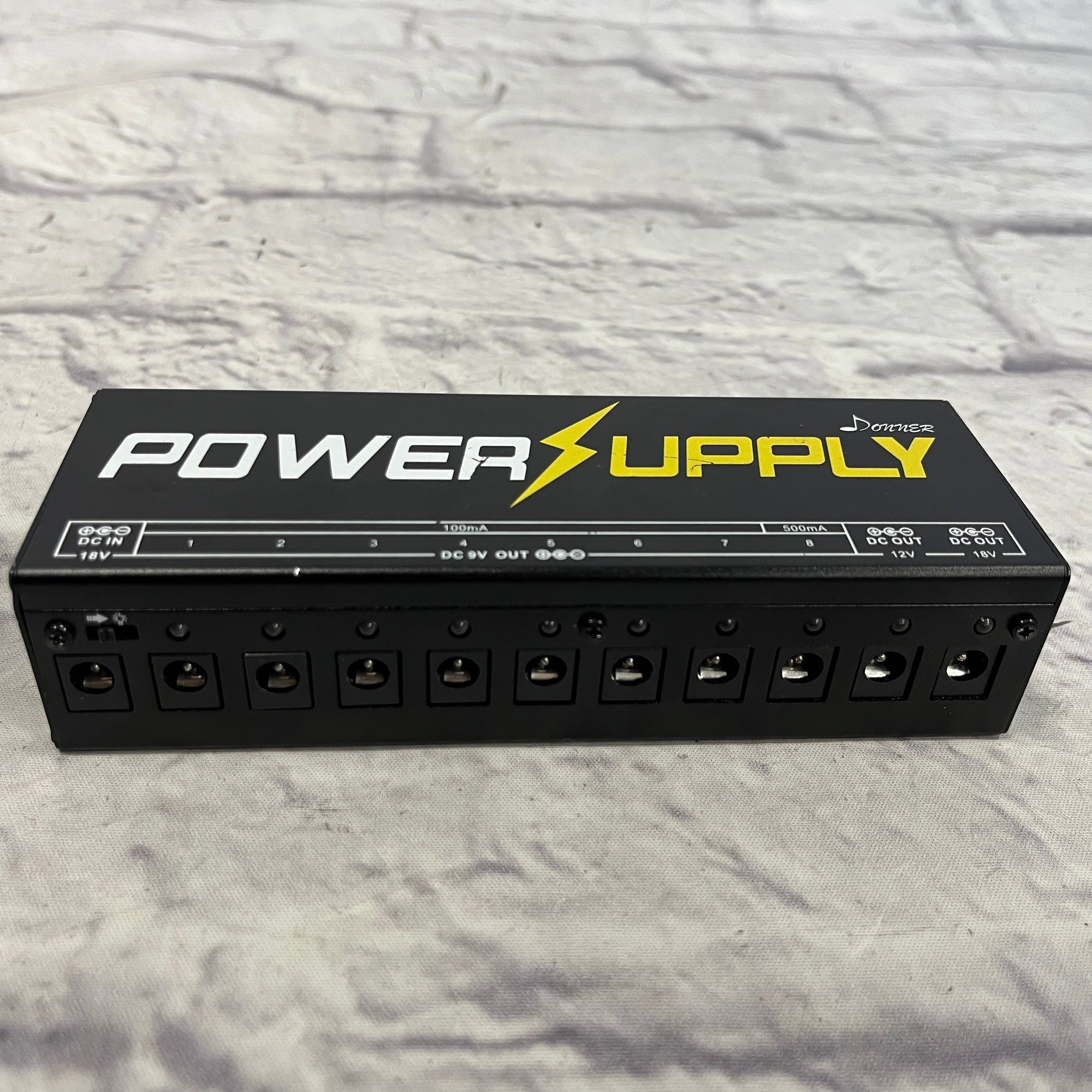18 volt pedal power supply Donner Pedal Power Supply 9 12 18 Volts