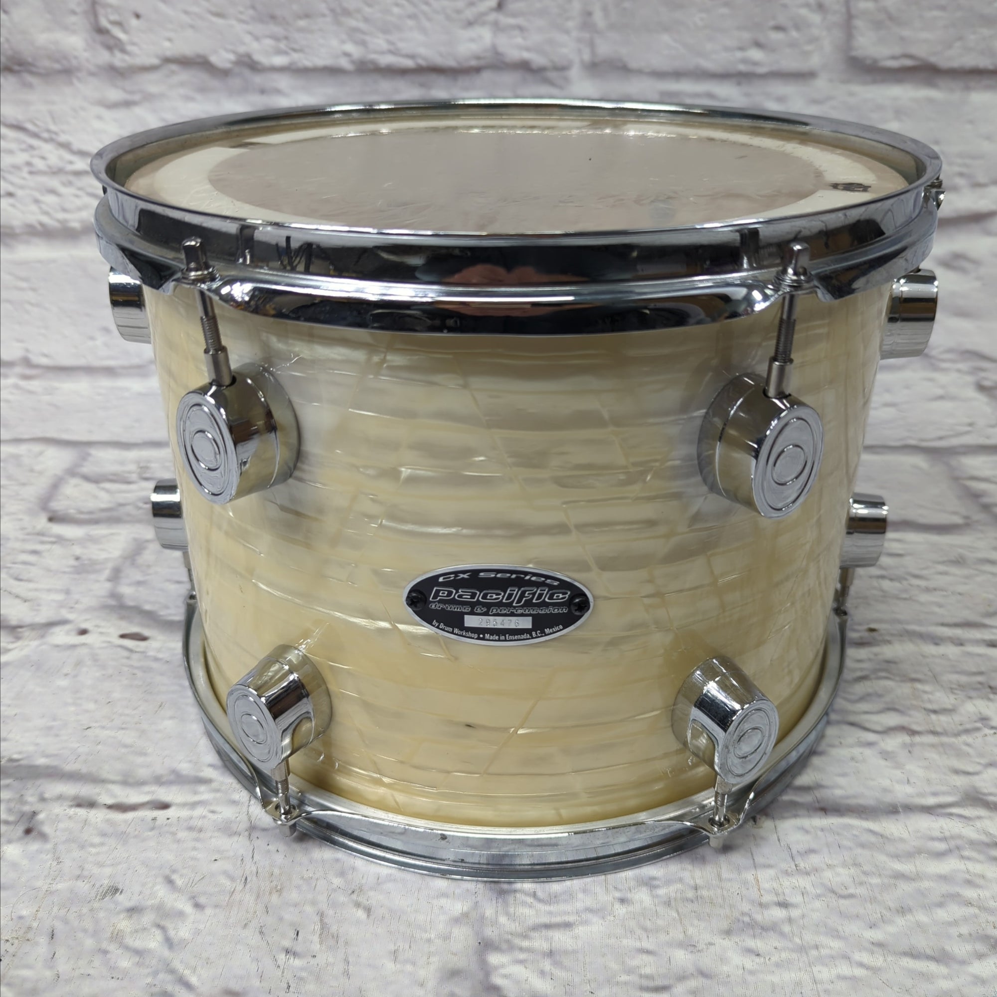 Pacific By DW CX Series 12 X 9” Tom Drum PDP - White Onyx