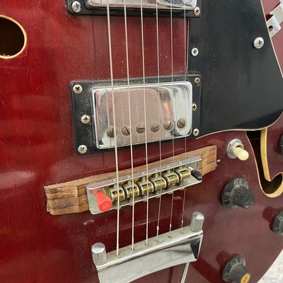 Matsumoku Global EA-200 Lawsuit Era 70s Maroon ES-335 style guitar MIJ
