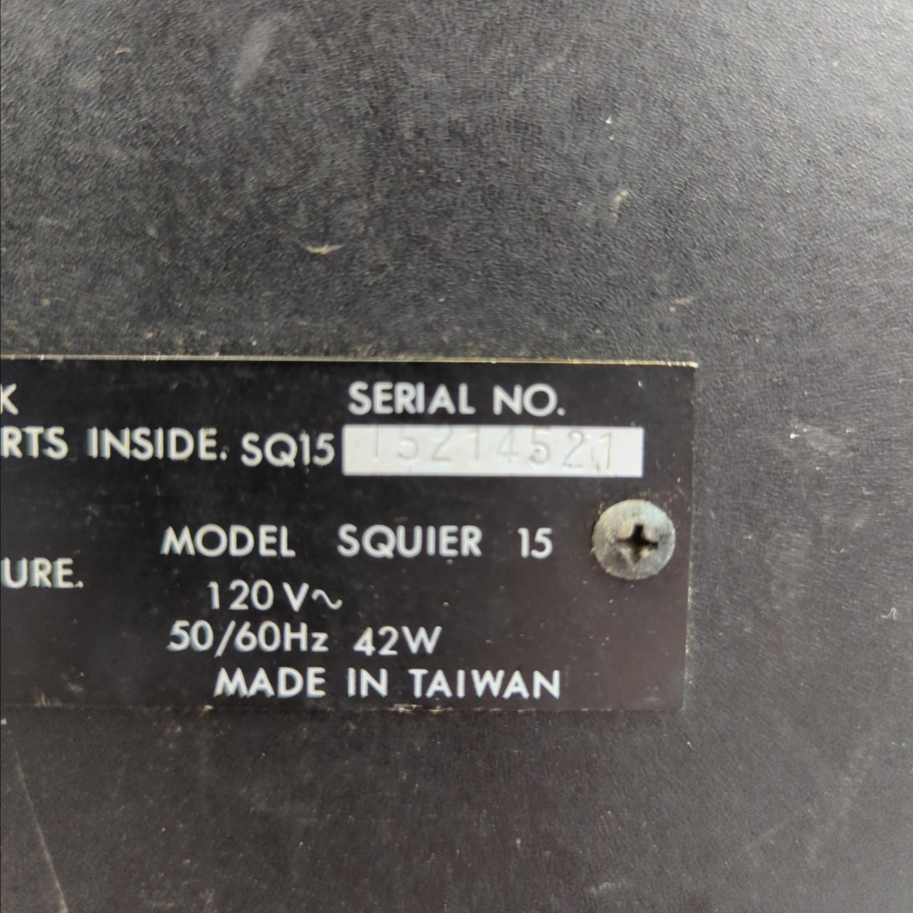 Squier SP-15 Guitar Combo Amp