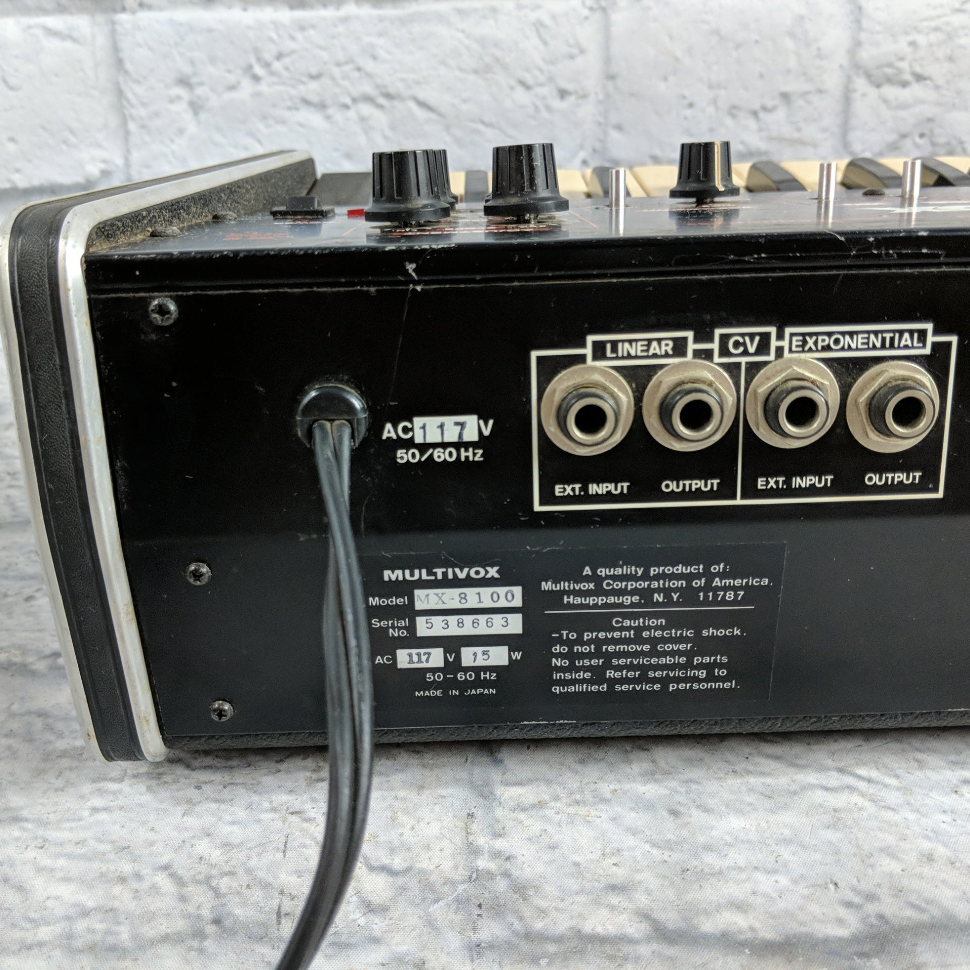 Multivox Computer Basic System Music Sequencer MX-8100