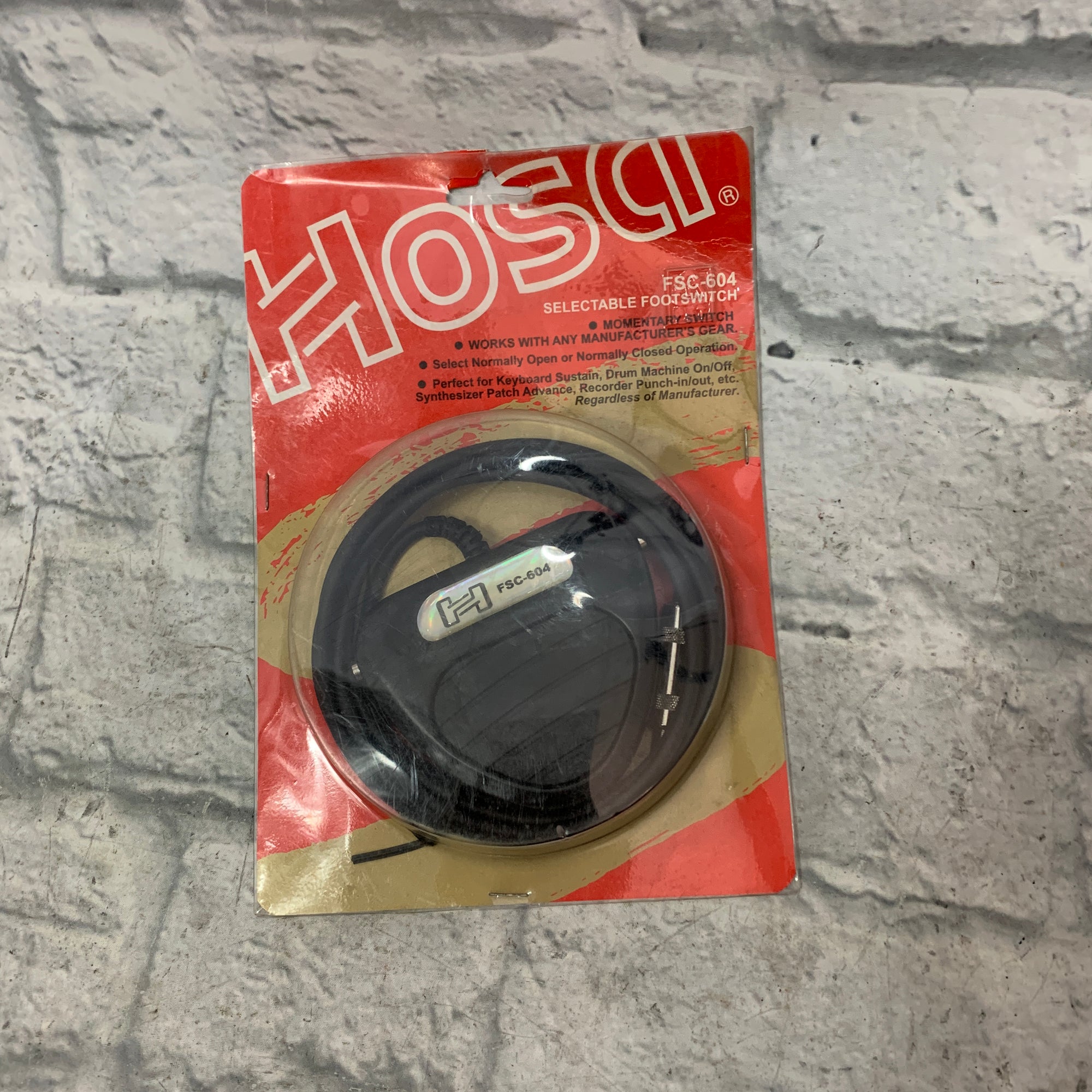 Hosa FSC-604 Momentary Selectable Footswitch