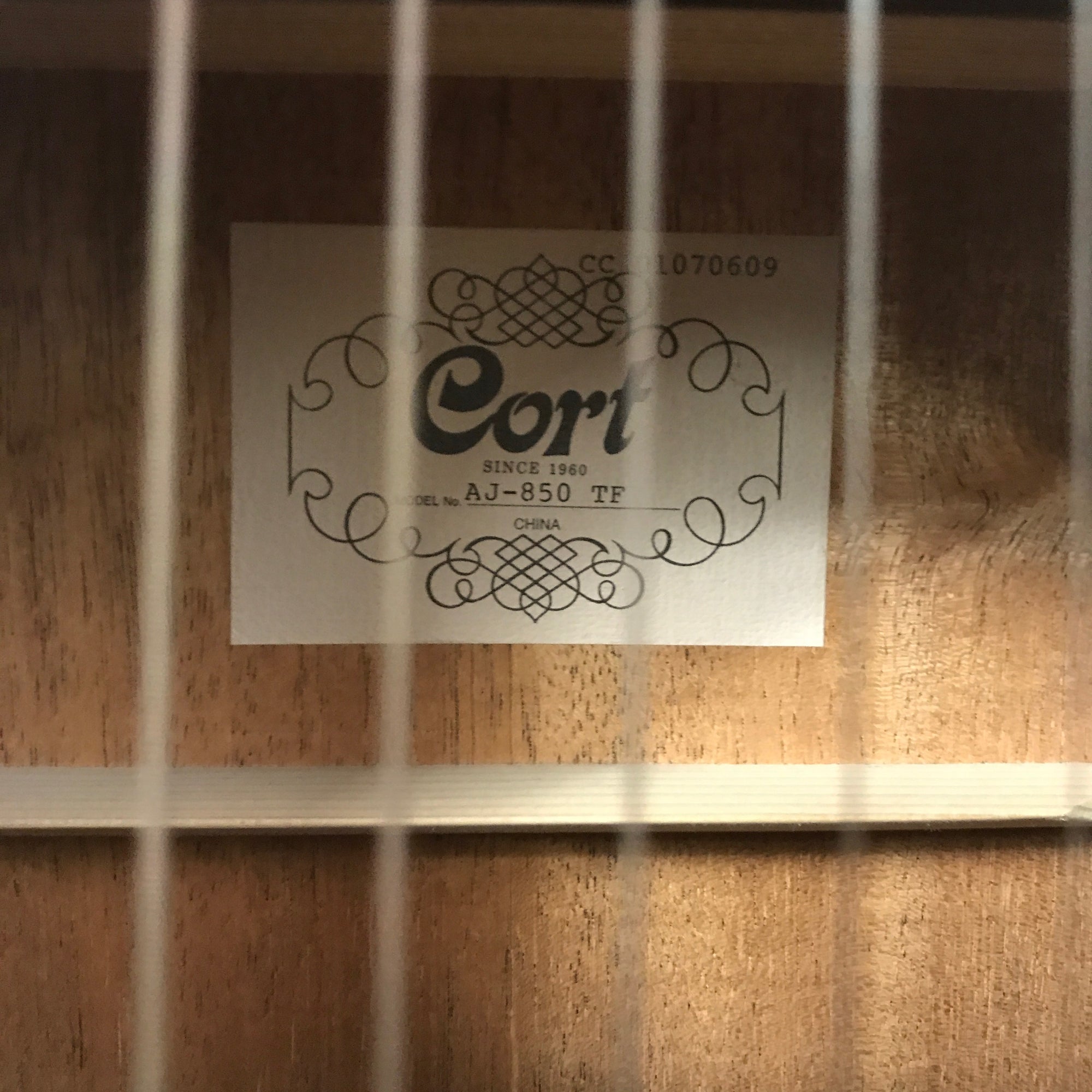 Cort AJ850 TF Acoustic Guitar New Old Sto ck! Evolution Music