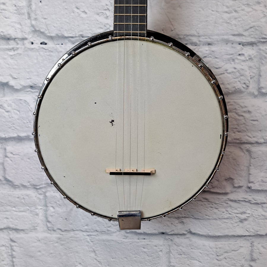 Kay 5-String Closed Back Eagle Carving Banjo