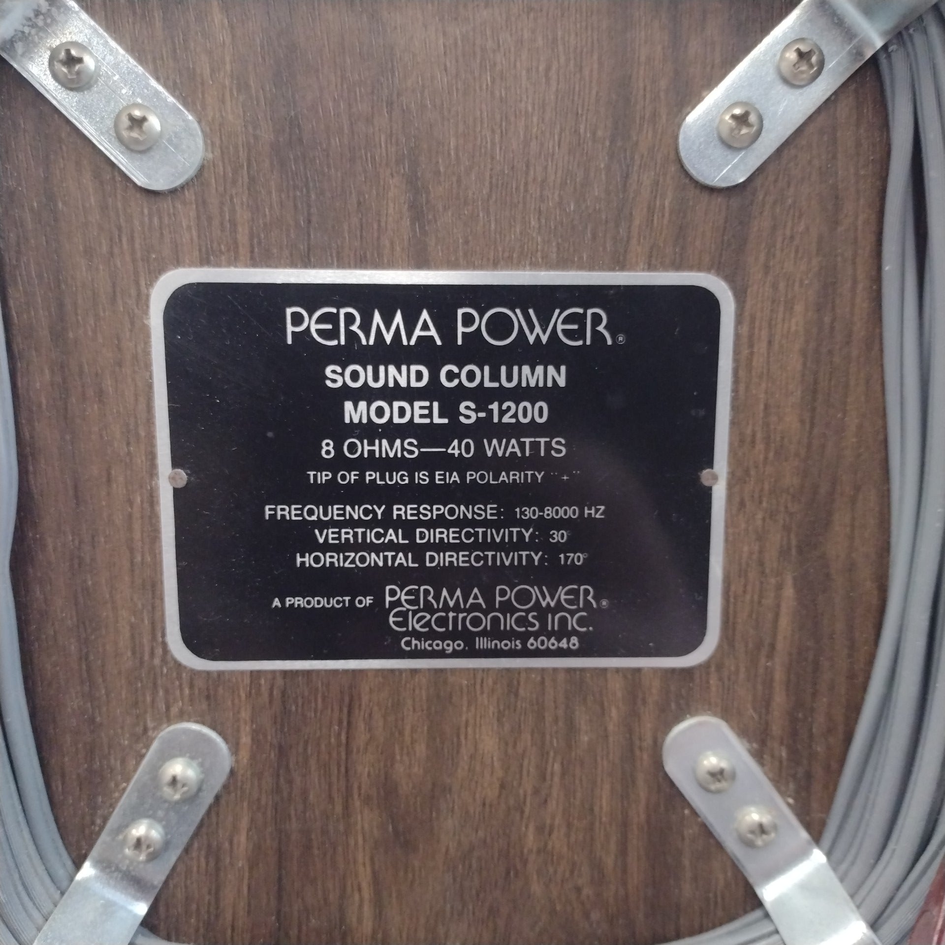 Perma Power Server Rack Perma Power Passive Vocal PA Speaker Cabinet - Evolution Music