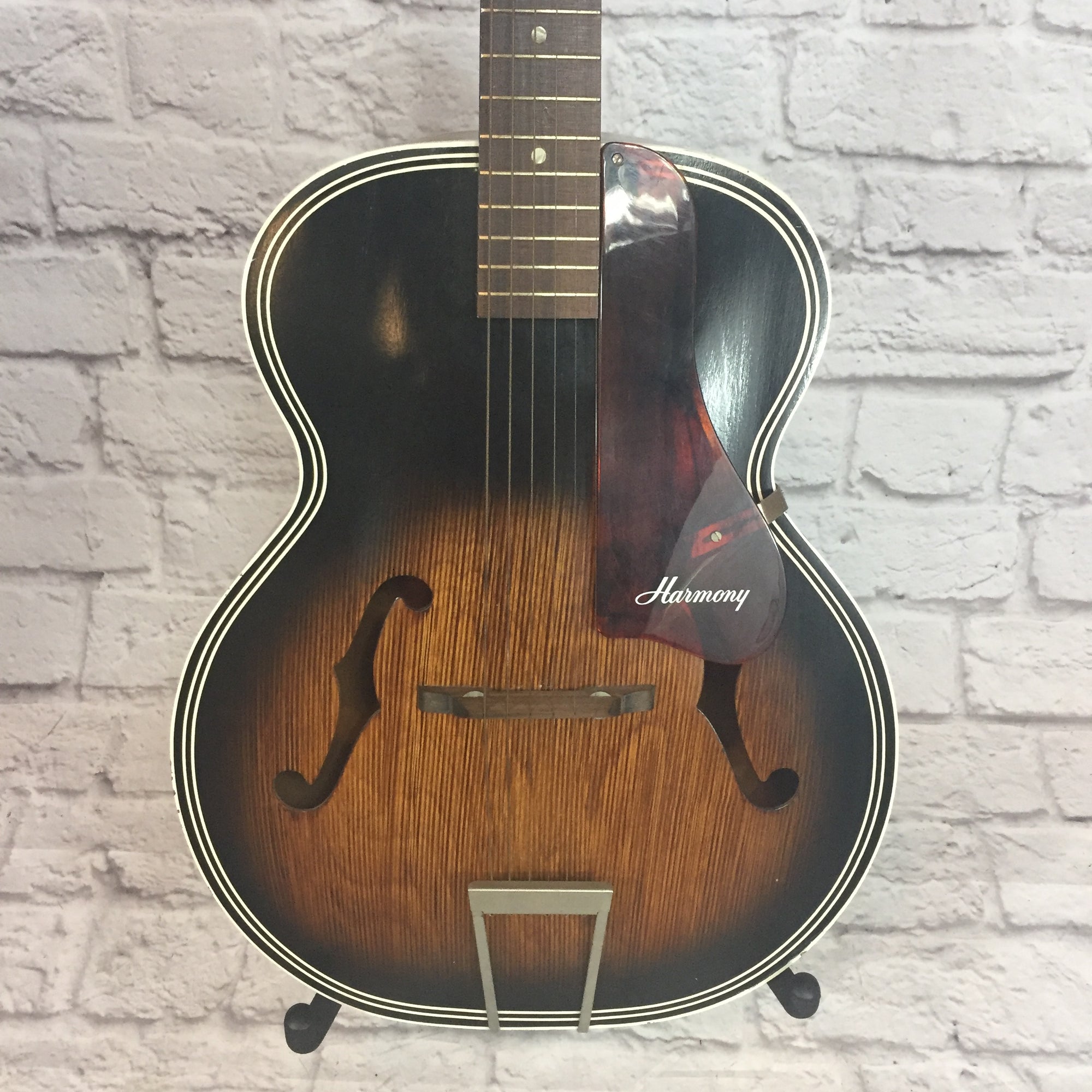 Harmony h1215 online archtop acoustic guitar