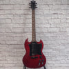 Regal SG Style Guitar Red Electric Guitar