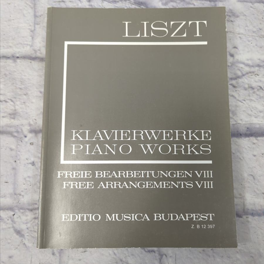 Liszt: Piano Works - Free Arrangements VIII