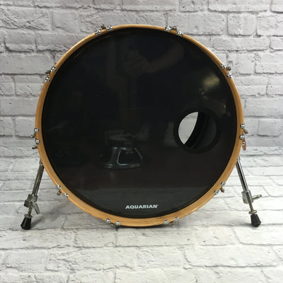 Vintage 1960 - 1963 Ludwig 22x14 Purple Bass Drum