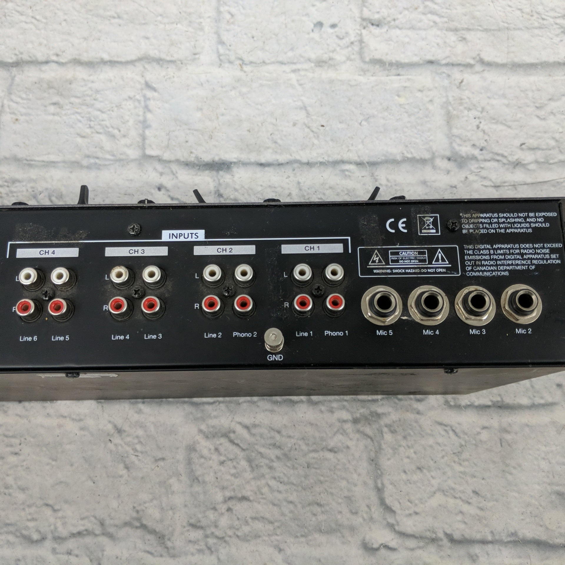 Gemini MM-4000 Professional Rack-Mounted Mixer