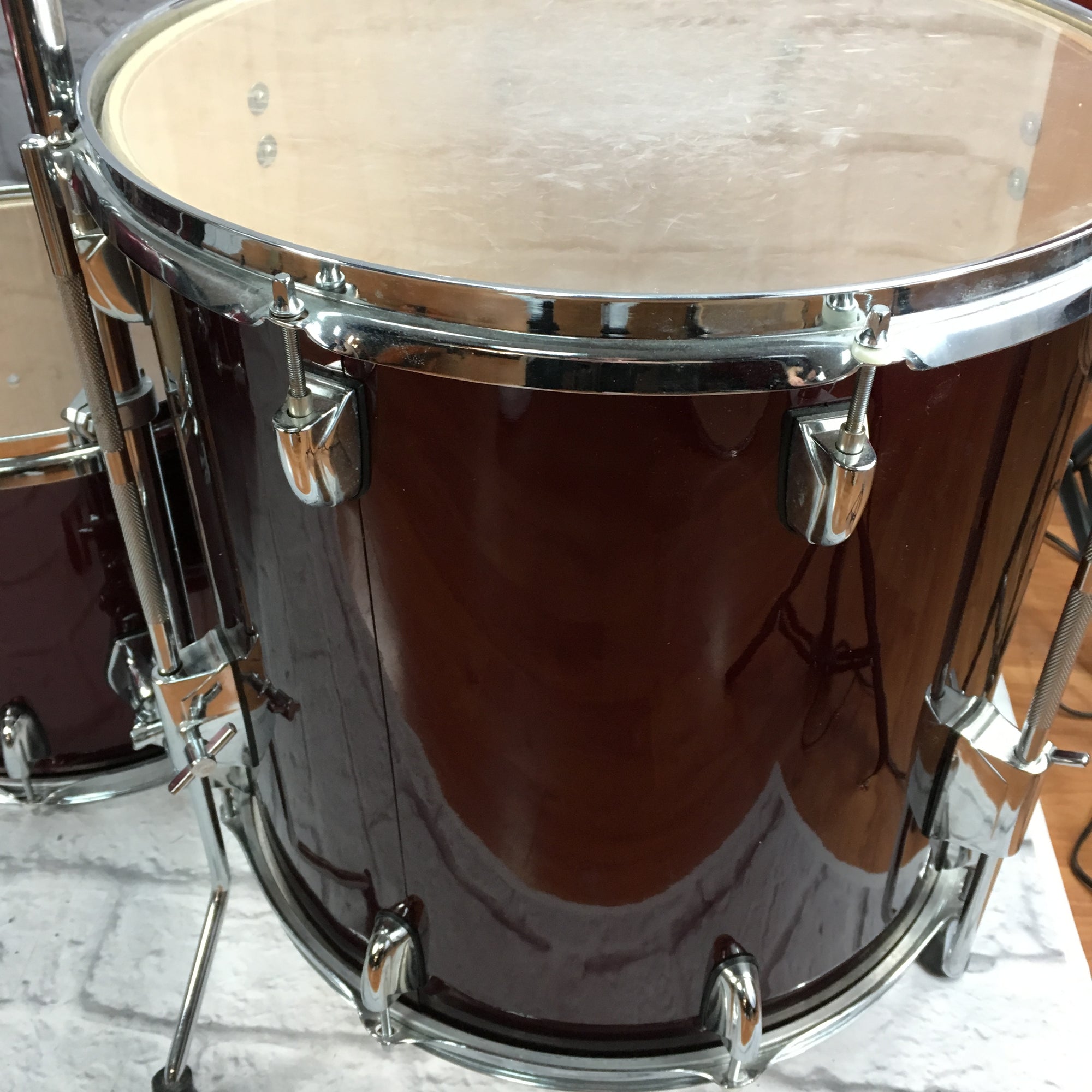 PDP 4pc Drum Set, Red Wine