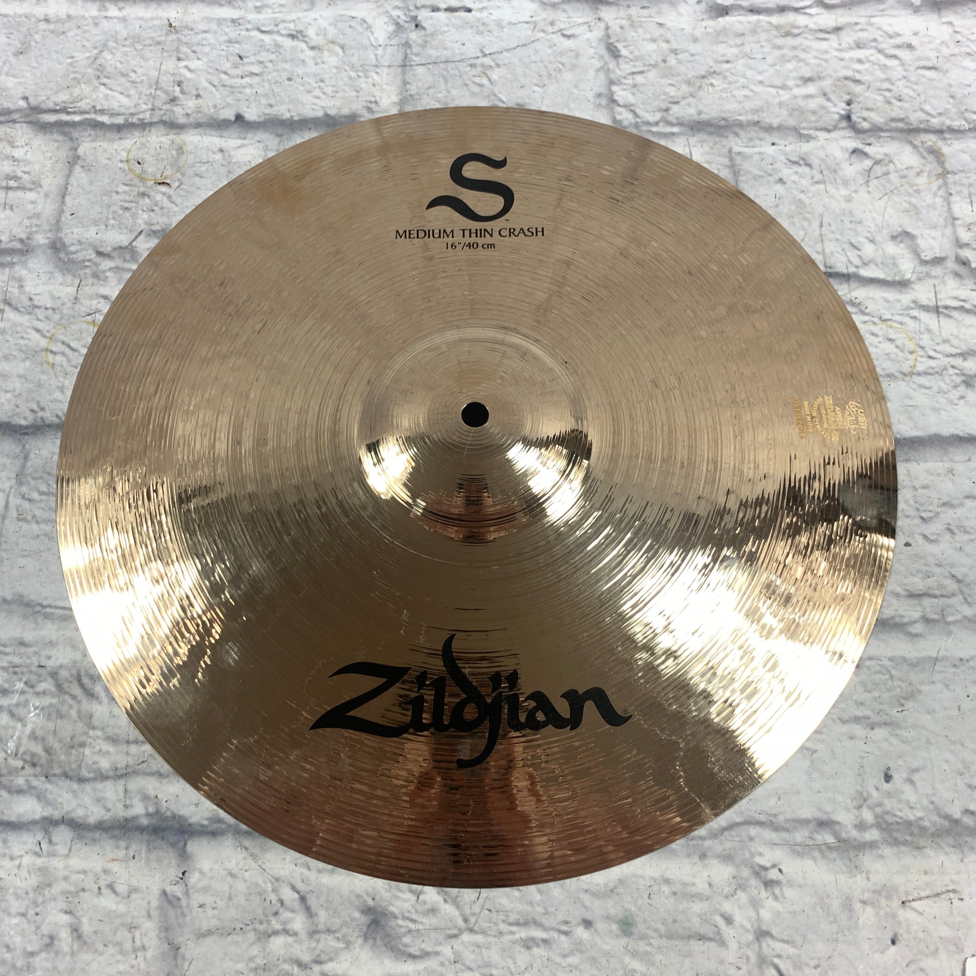 Zildjian S Medium Thin 16 Thin Cymbal