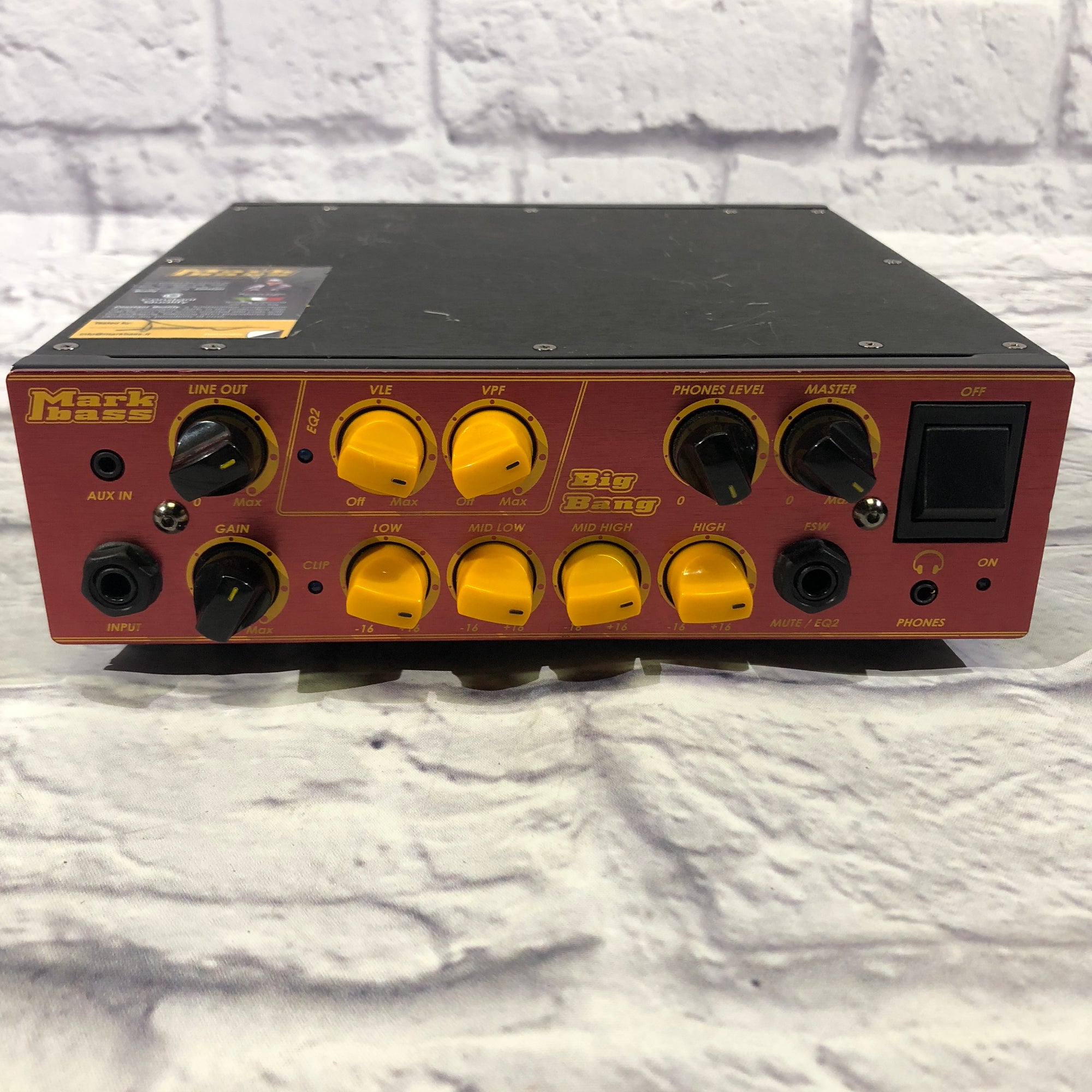 MarkBass Big Bang Bass Amplifier Head