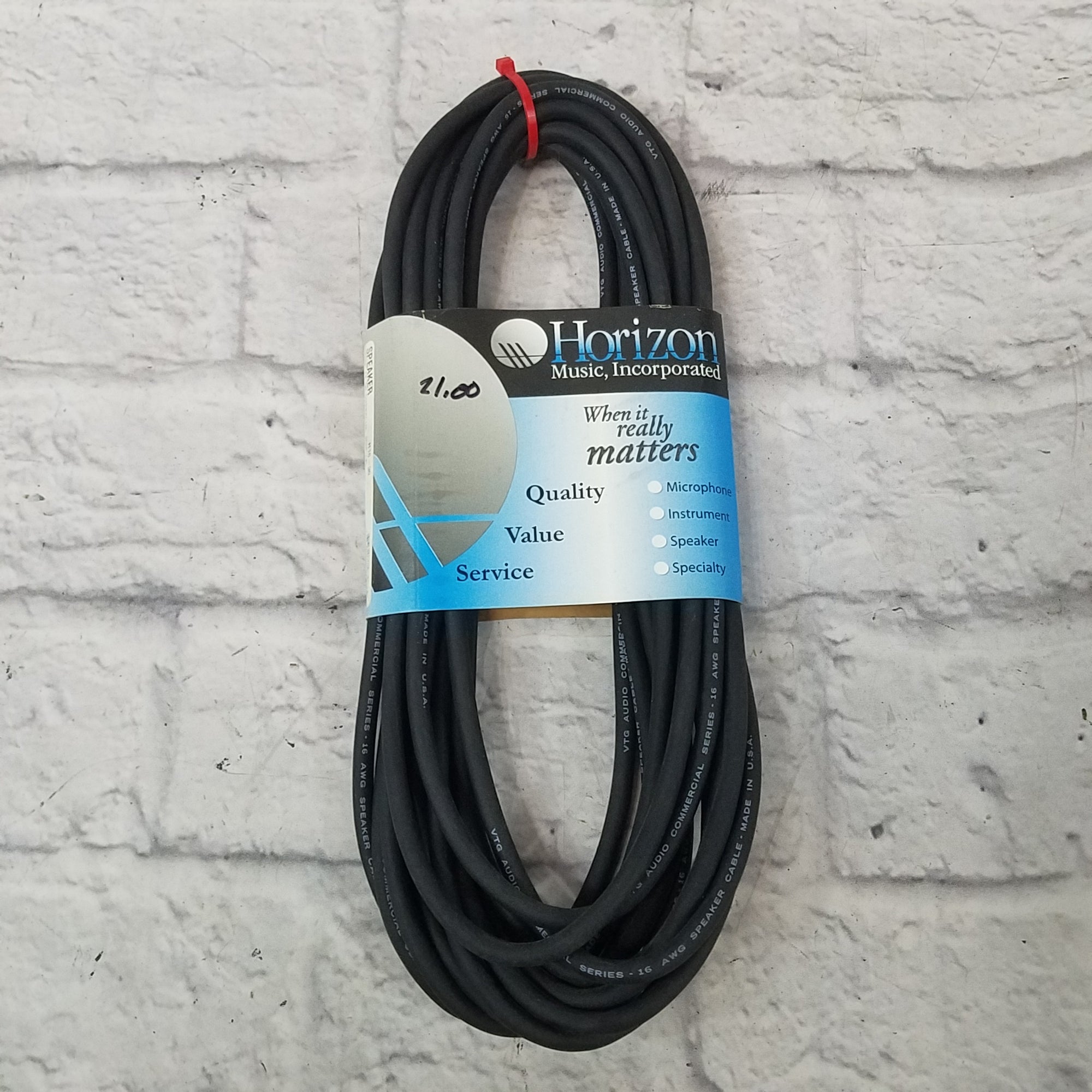 Rapco Horizon H16-30 30ft Speaker Cable