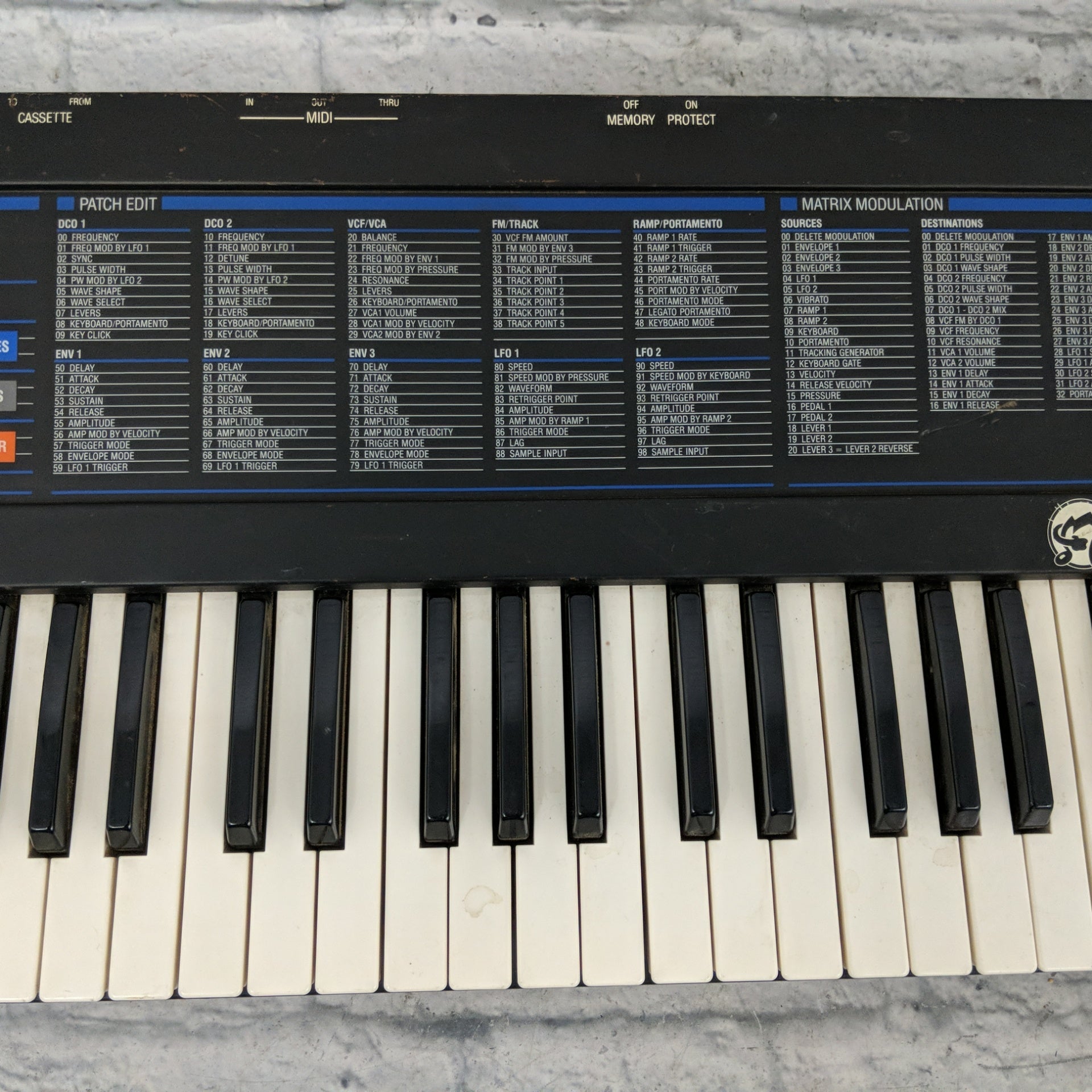 Vintage Oberheim Matrix 6 1980s Synth