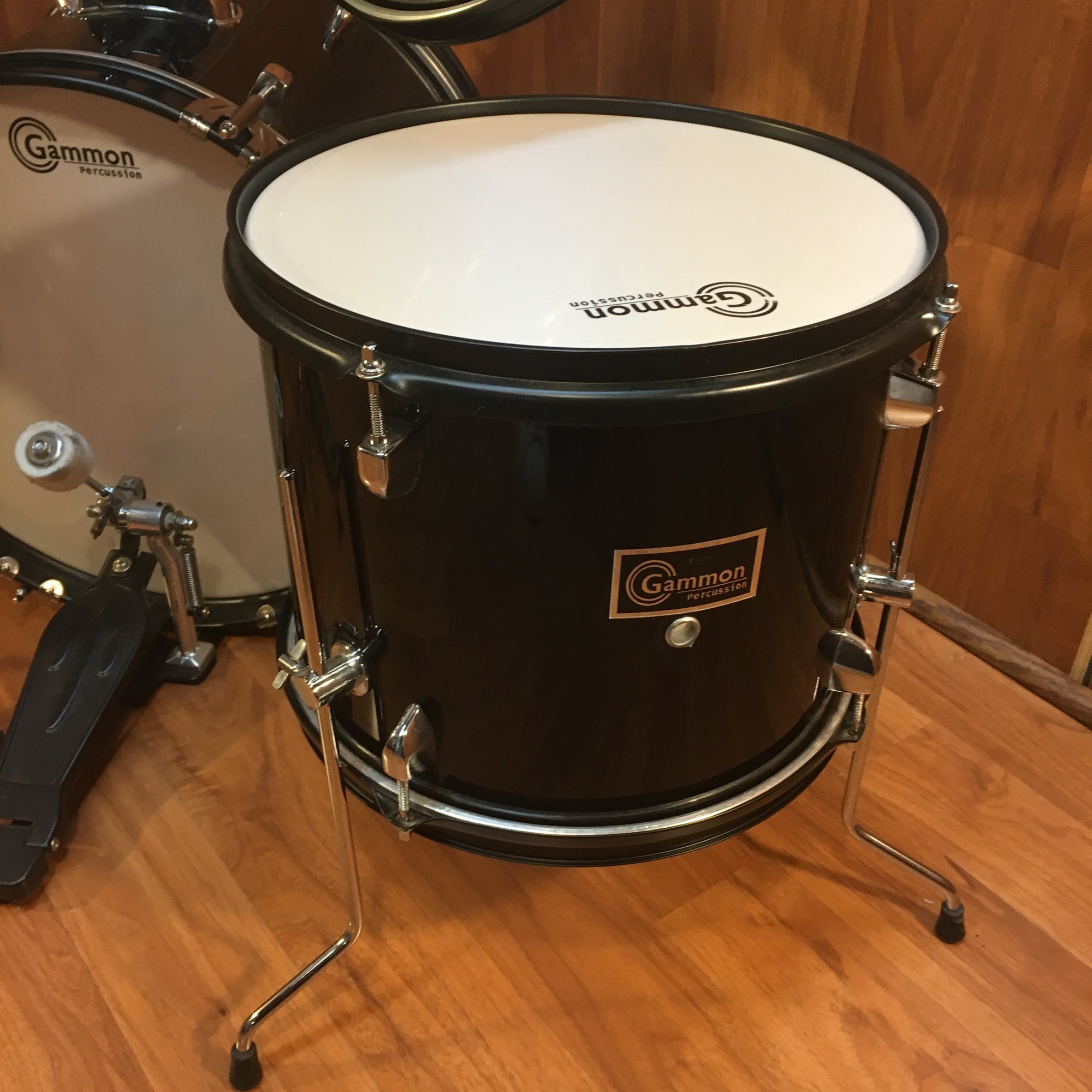 Gammon Percussion Black Complete Junior Kit
