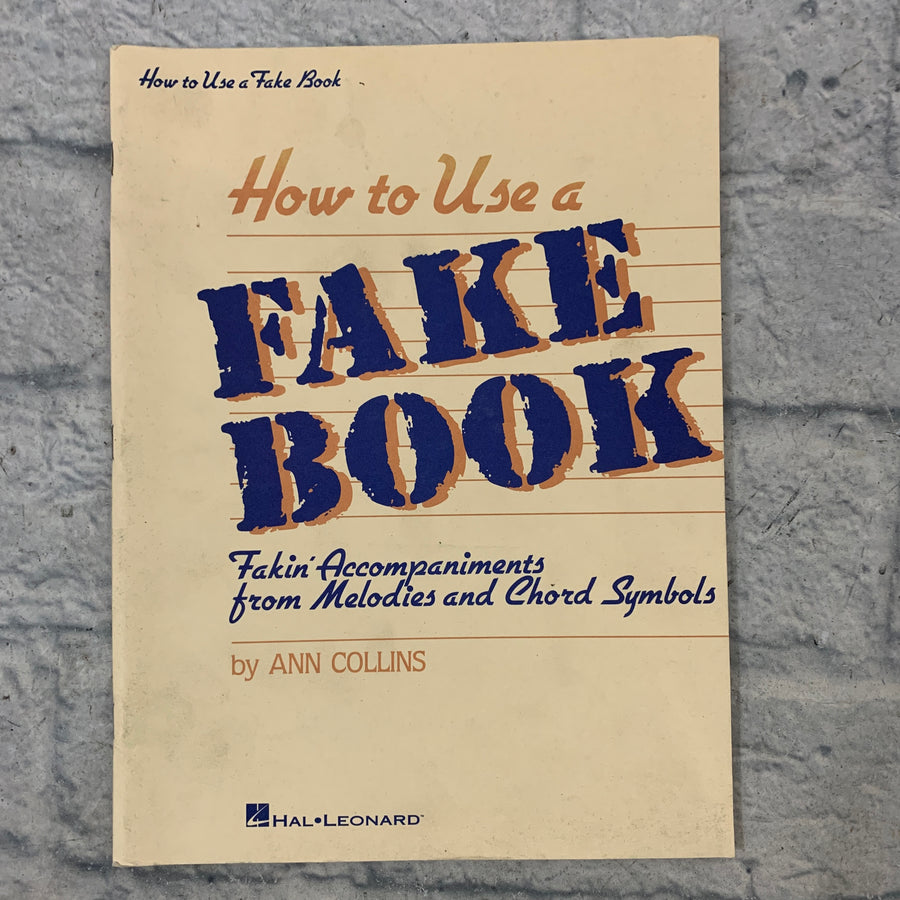 Hal Leonard How To Use a Fake Book