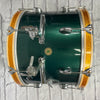 Unknown Gretsch Round Badge 12 13 14 16 20 5pc Birdland Custom Tribute Kit - Cadillac Green