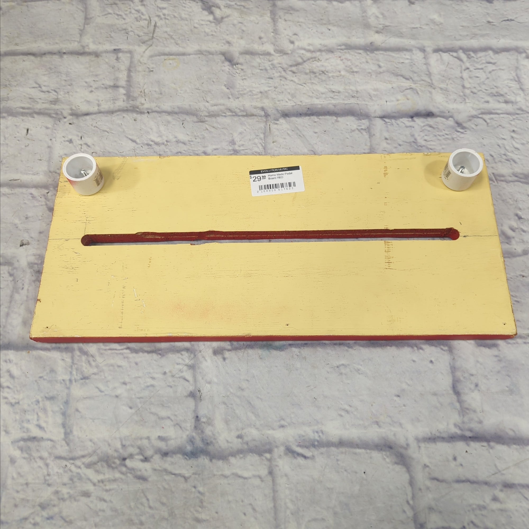 Home Made Pedal Board RED