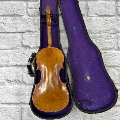 Antique Nicolaus Amatus Fecit in Cremona 1646 4/4 Violin for Restoration