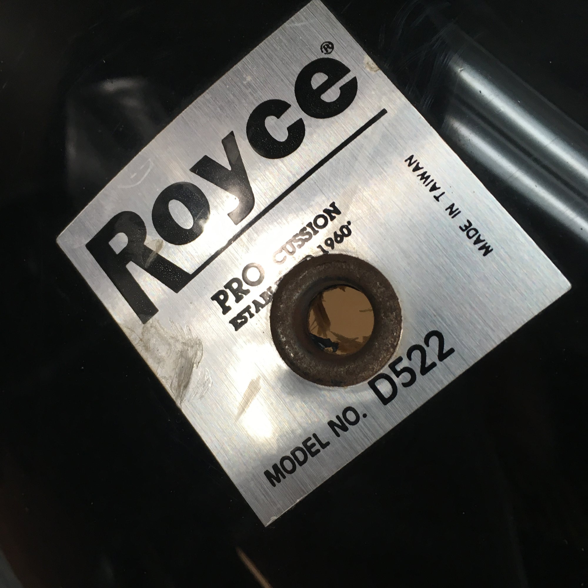 Royce 12 x 7.5 D522 Rack Tom - No Bottom Hoop