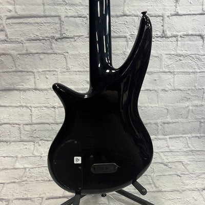 Jackson Pro SBXQ V 5 String Bass Transparent Black