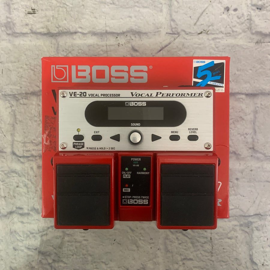 Boss VE-20 Vocal Performer Vocal Effect Pedal