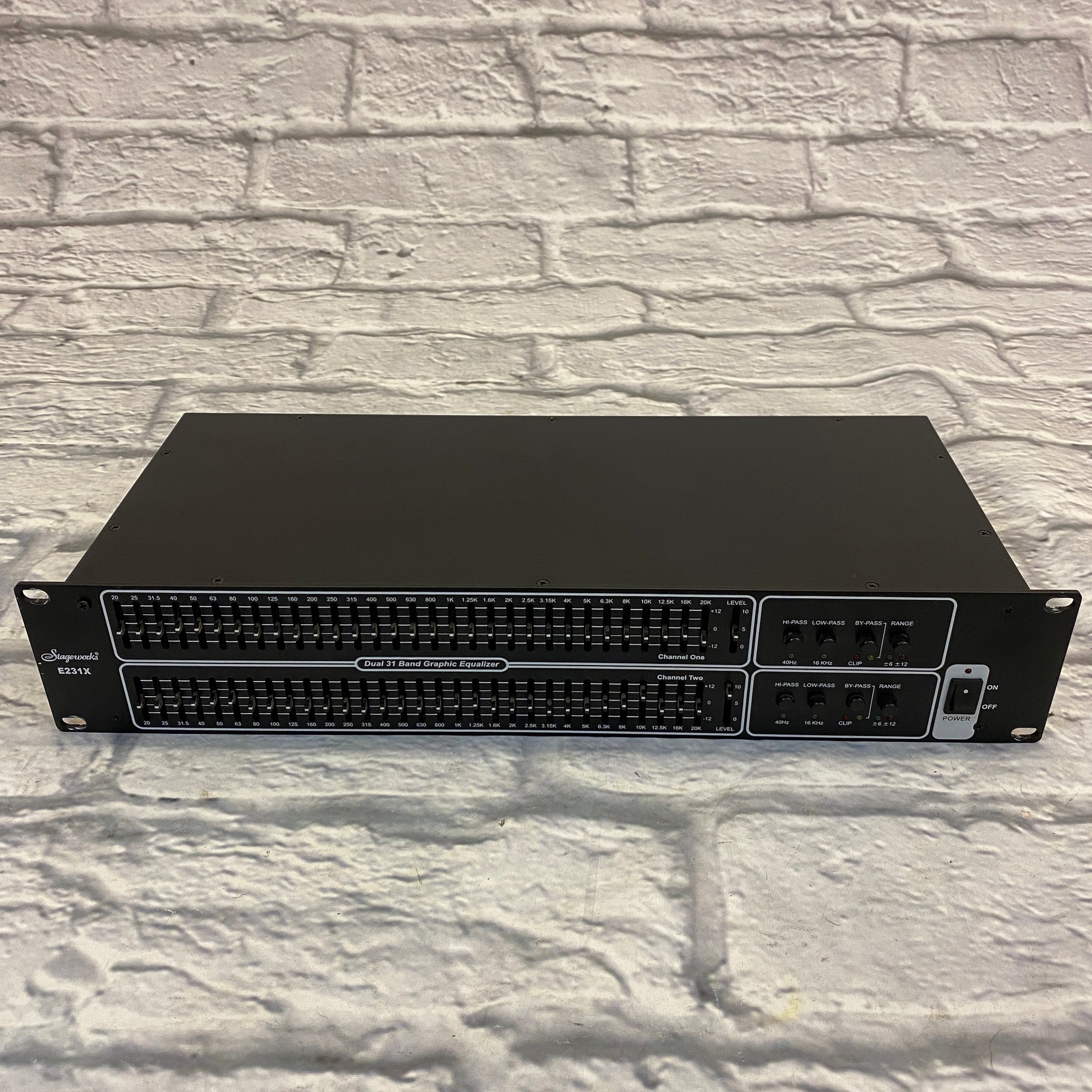 Stageworks E231X Dual 31 Band Rack EQ