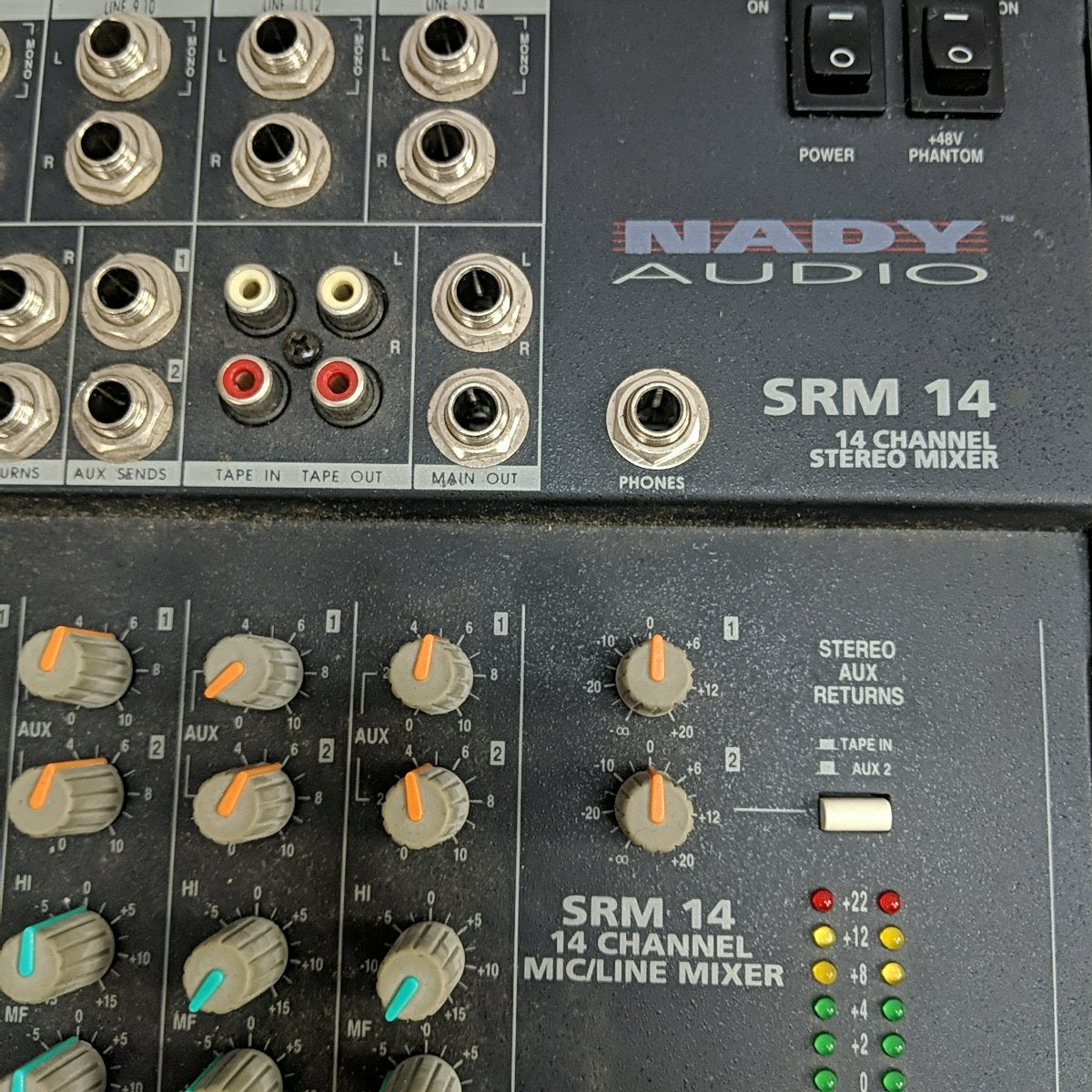 Nady SRM14 Passive Mixer with Case