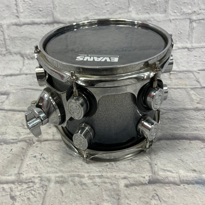 PDP X7 Silver to Black Sparkle 8x7" Tom