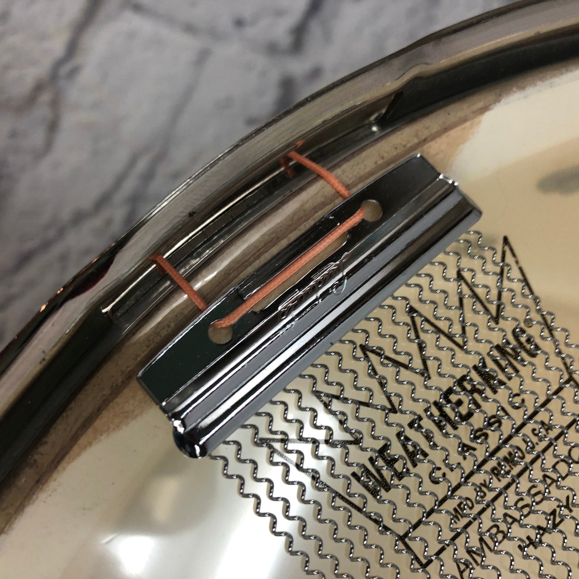 Ludwig Vintage 1961 Pioneer 14 x 6.5 White Marine Pearl 6-Lug Snare