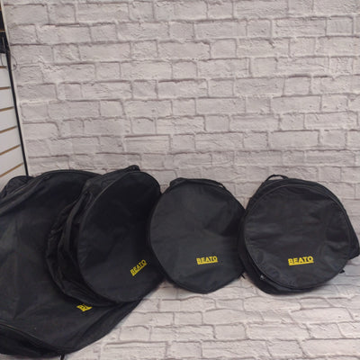 Beato 5 pc Vinyl Drum Bag Set