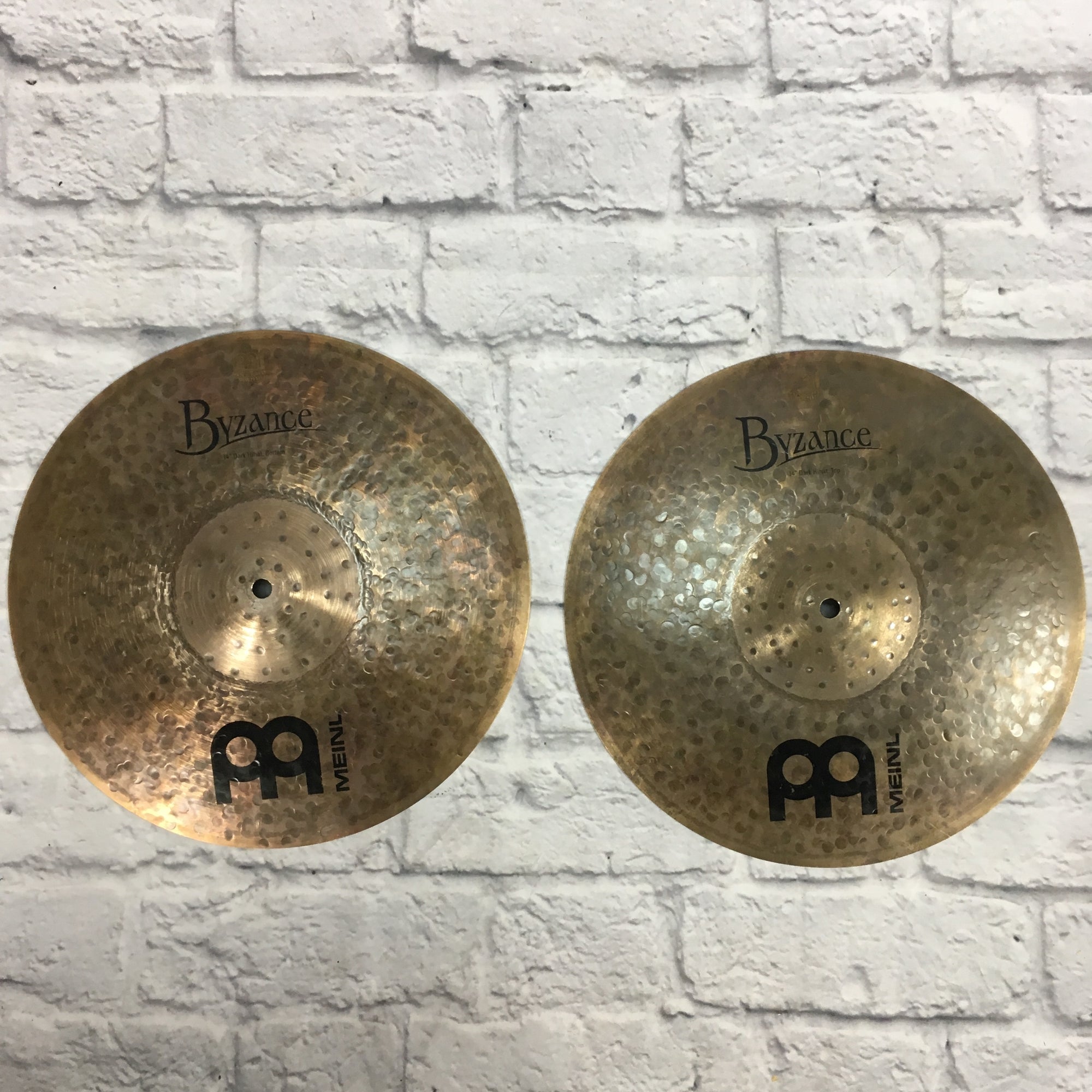 Meinl 14in Byzance Dark Hi Hat Cymbal Pair