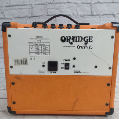 Orange Amps Crush 15 Guitar Combo Amp