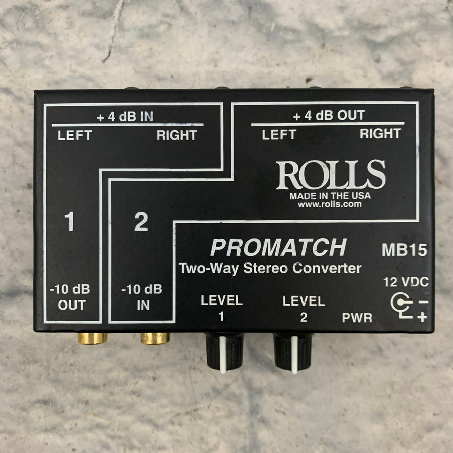 Rolls MB15 Promatch Two-Way Stereo Converter