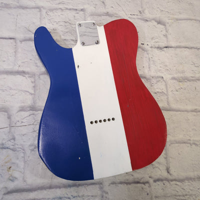 Unknown Red White Blue Telecaster Body