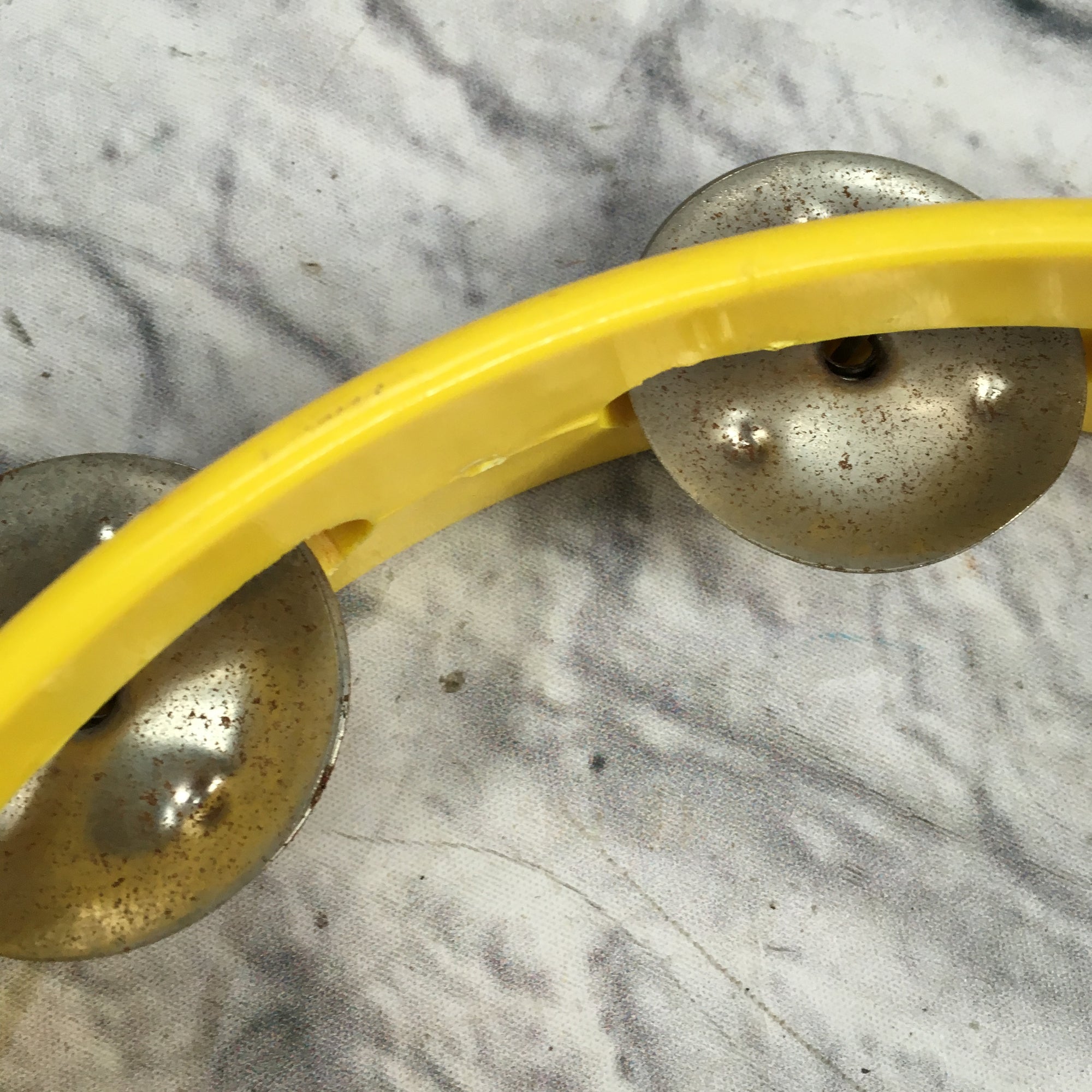 RhythmTech True Colors Yellow Tambourine - Evolution Music