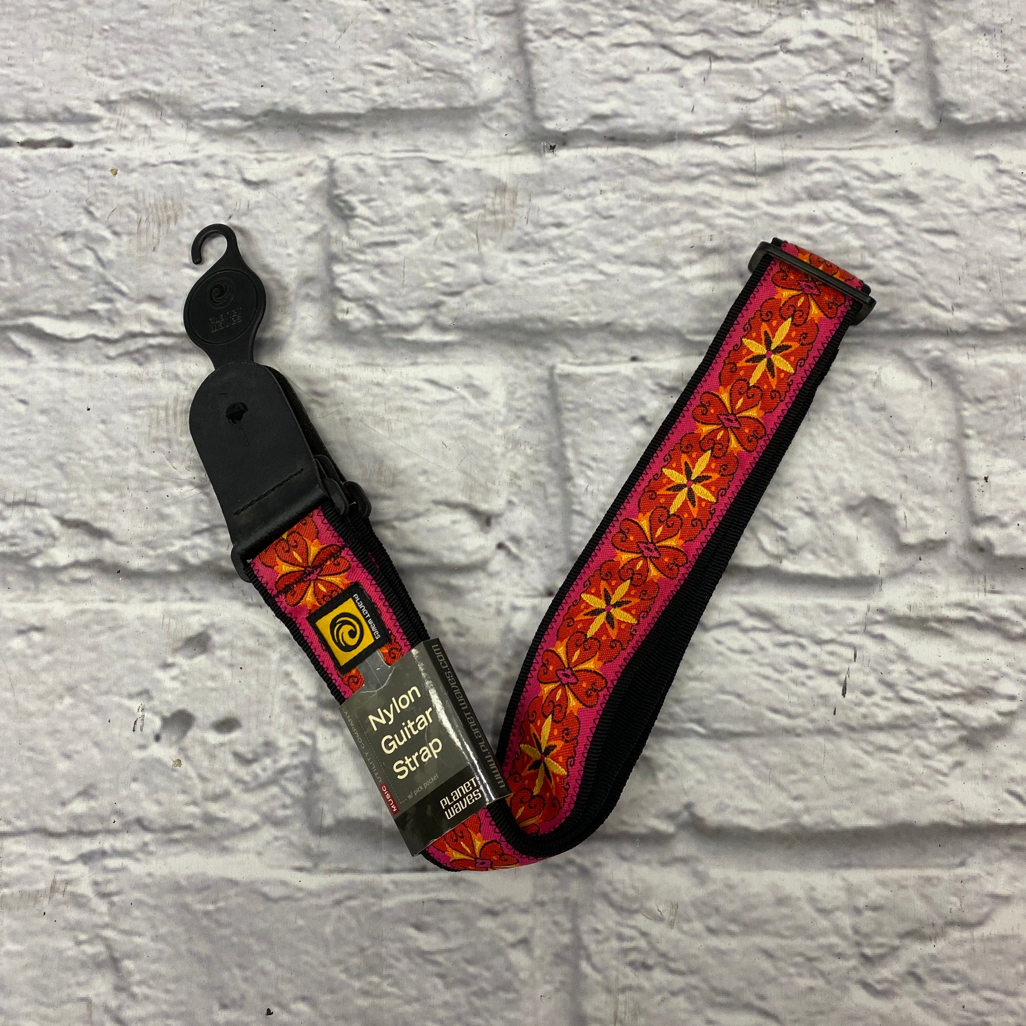 Planet Waves Floral Nylon Guitar Strap