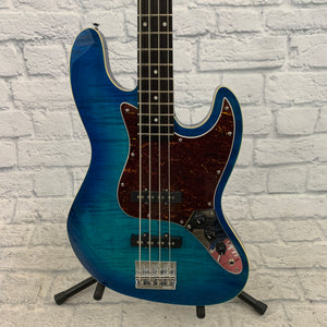 Aio (All In One) JB4 Jazz Bass 4 String - Blue Burst