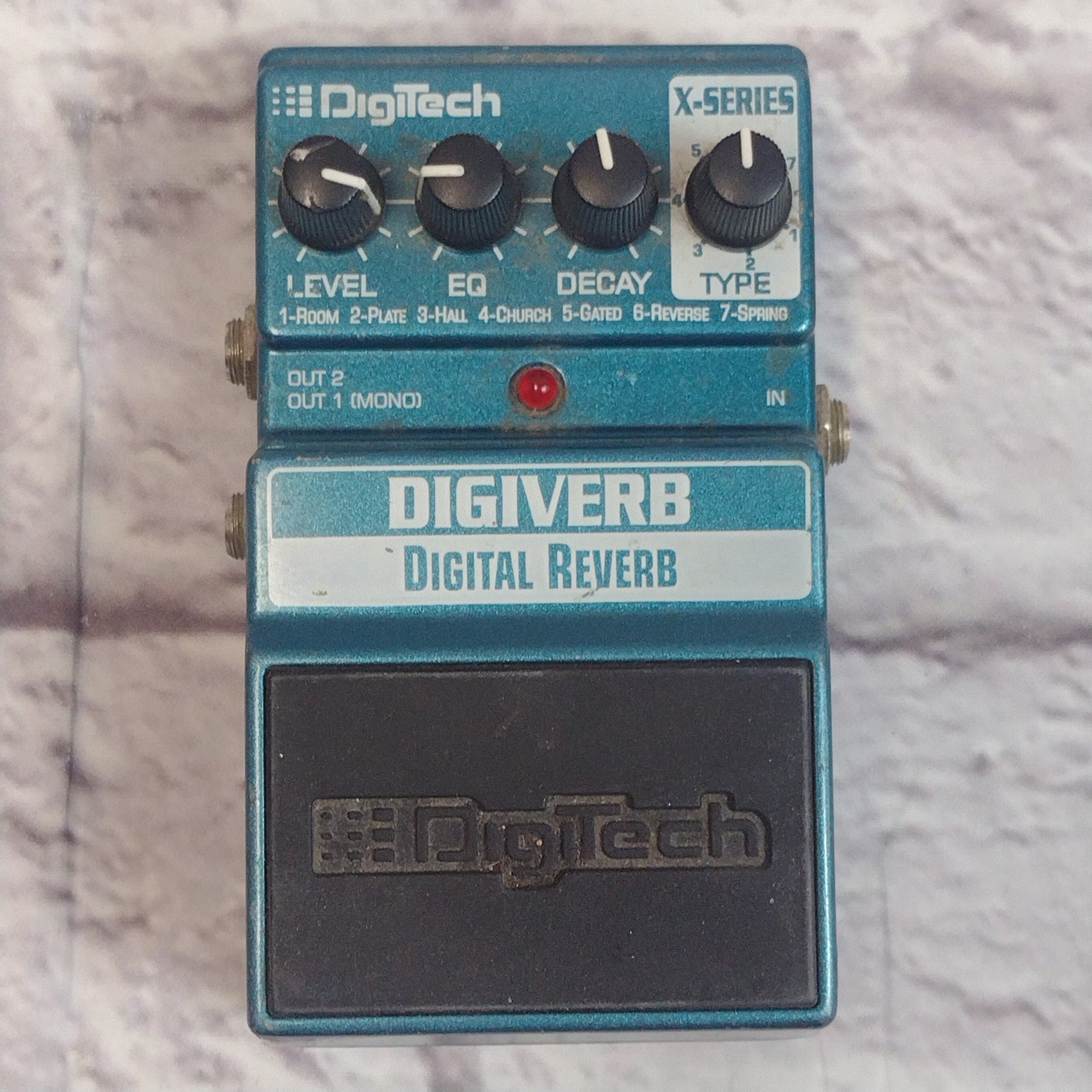 Digitech Digiverb Digital Reverb Pedal - Evolution Music