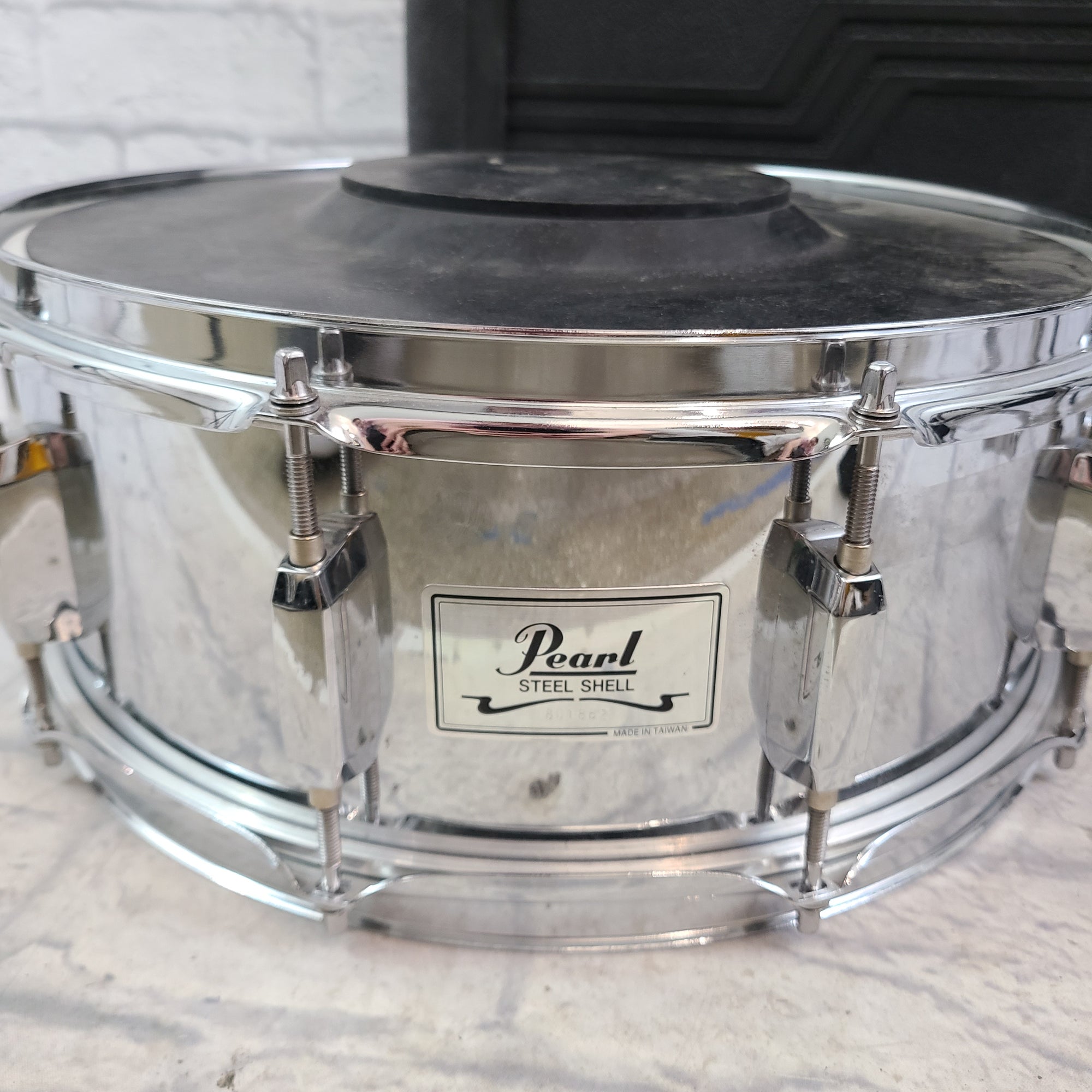 Pearl Steel Snare Starter Kit w/ Stand, Practice Pad and Case