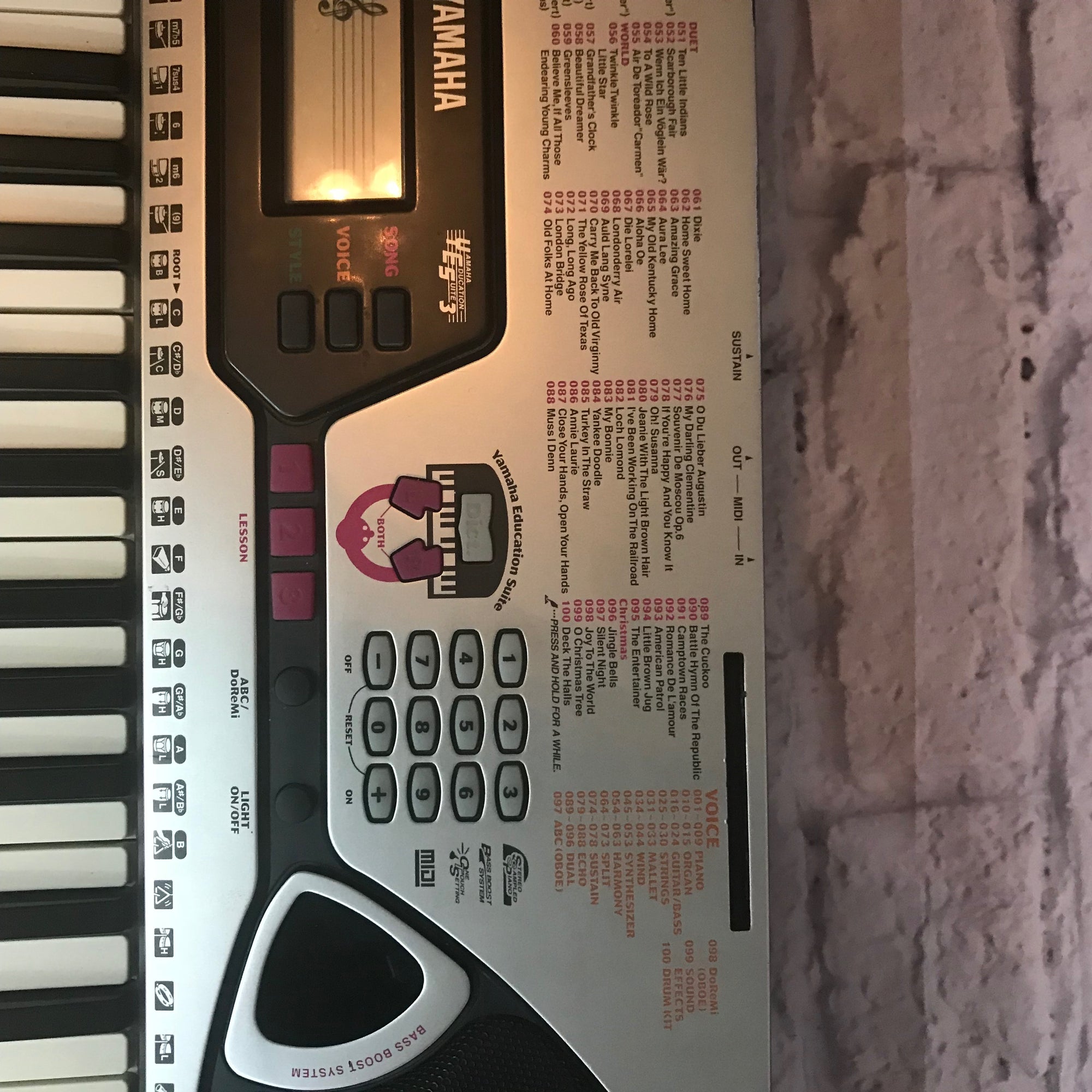 Yamaha EZ-20 61 Key Keyboard