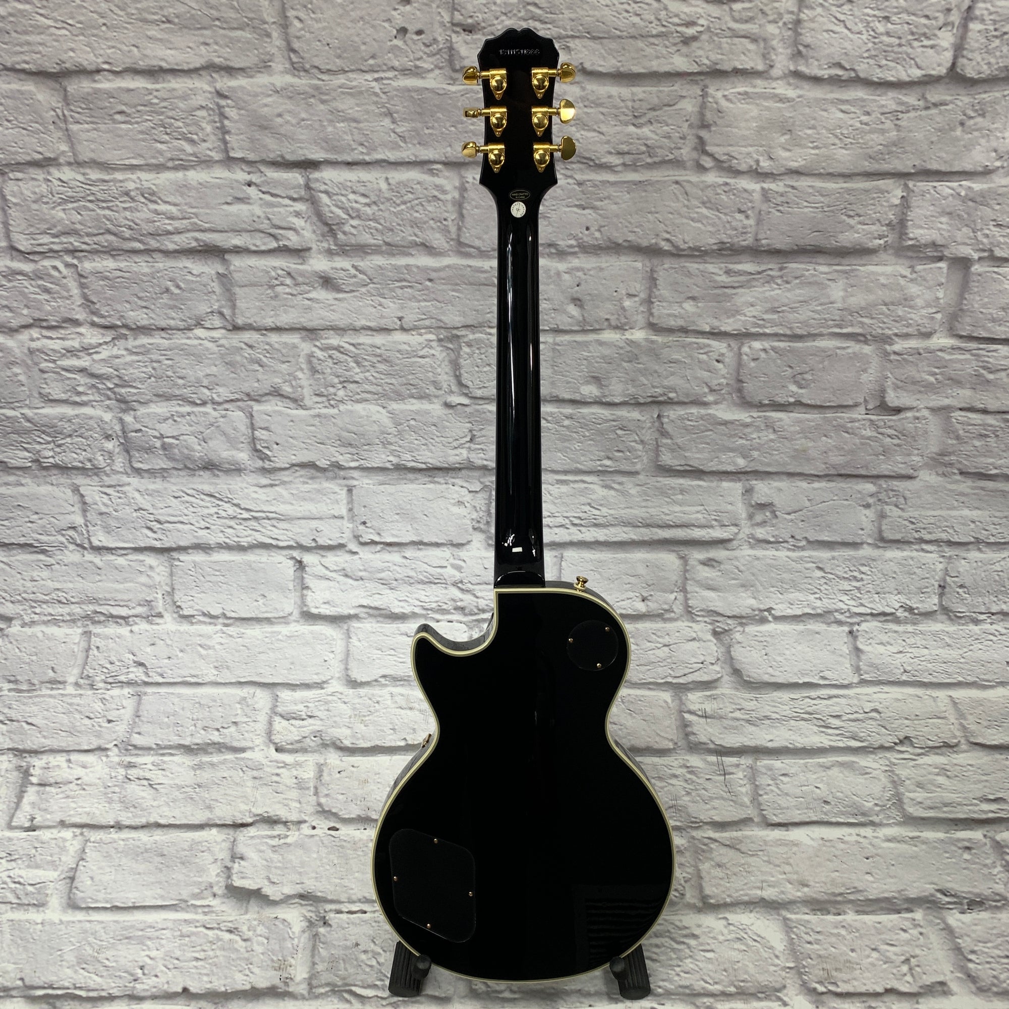 2018 Epiphone Les Paul Custom Blackback Pro - Evolution Music